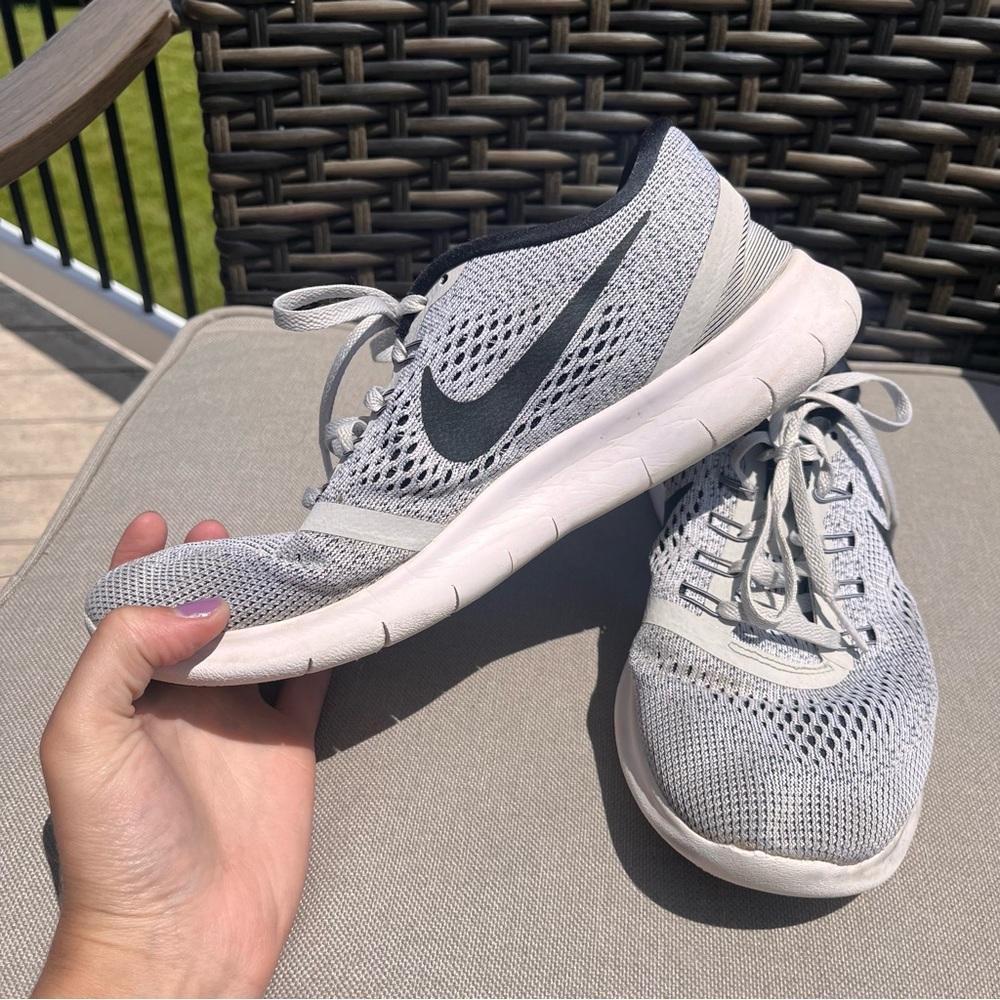 Gray Nike Free Run Sneakers